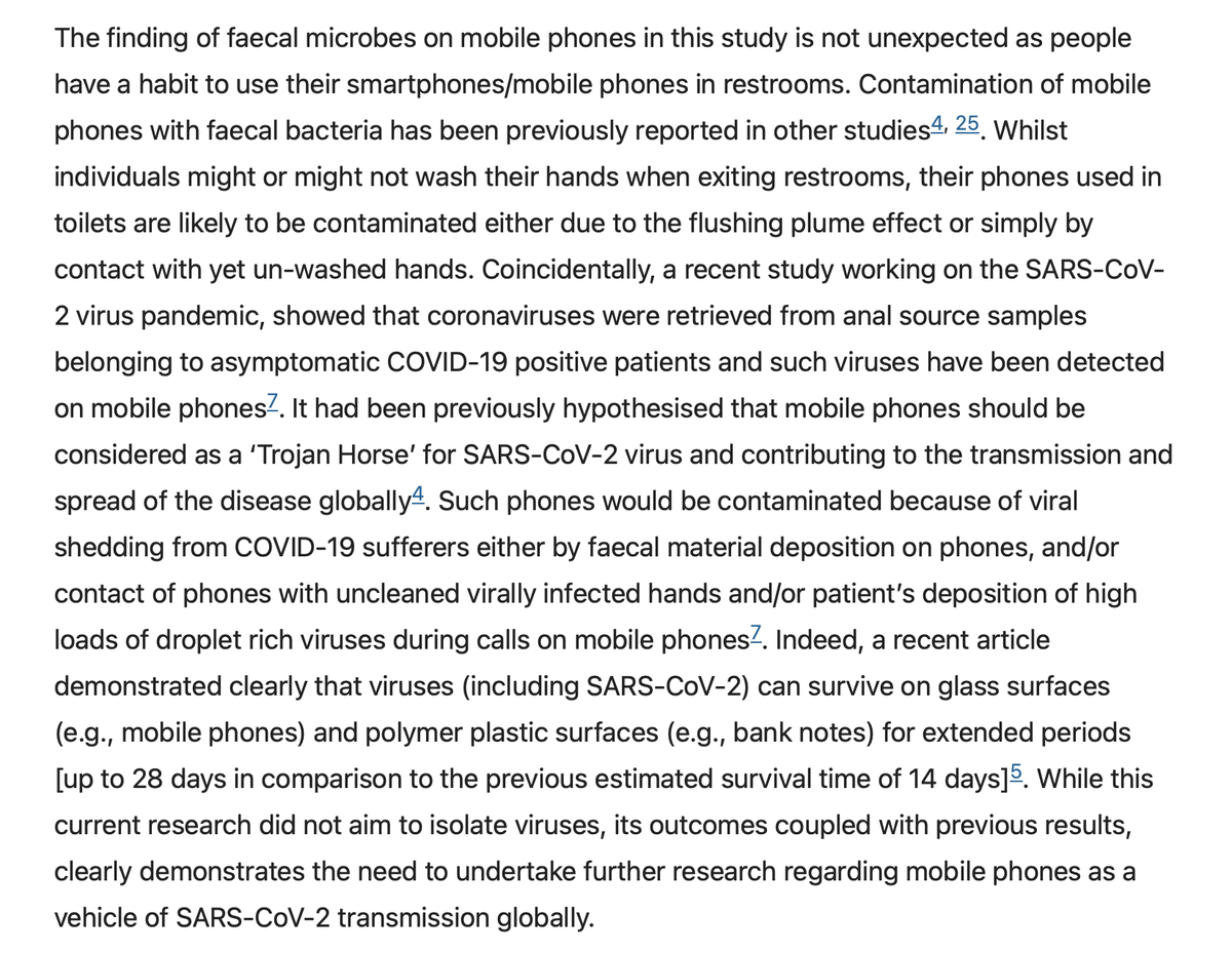 Darimana gagasan ini muncul?
1. Pernah ada eksperimen laser yg ngasih liat klo flush toilet ngehasilin aerosol yg naik cepet &amp; nyebar ke udara.
2. Penelitian lain ngasih tau klo droplet mikro bisa:
- nyampe ketinggian >1 meter
- melayang lama di udara
- bawa bakteri/virus dari