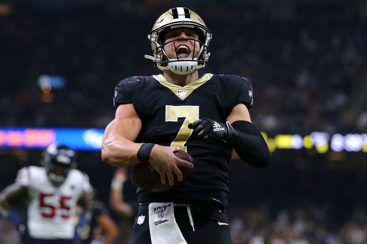 TaysomSZN7's tweet photo. Taysom Hill appreciation post 🐐

Passing: 2,426 yards, 12 touchdowns

Rushing: 2,551 yards, 34 touchdowns

Receiving: 1,034 yards, 11 touchdowns

Kickoff return: 489 yards

Defense: 19 tackles, 1 FF

1 blocked punt

He is a football player #Saints https://t.co/gm2hftchqE