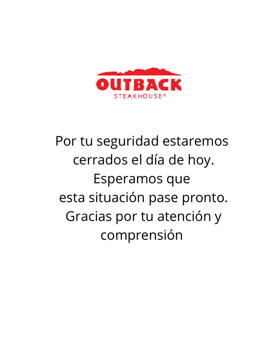 Outback Steakhouse México tweet media
