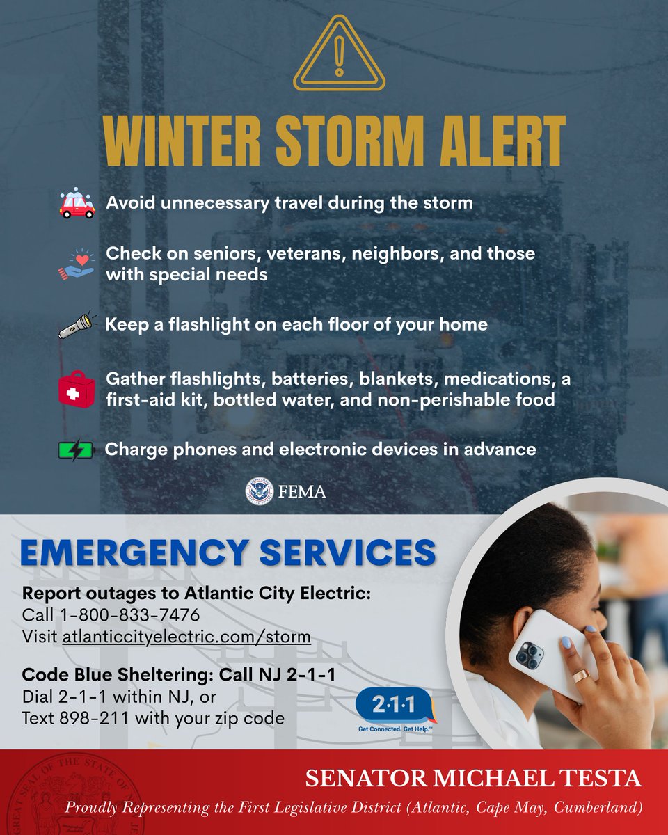 Senator Michael Testa tweet media