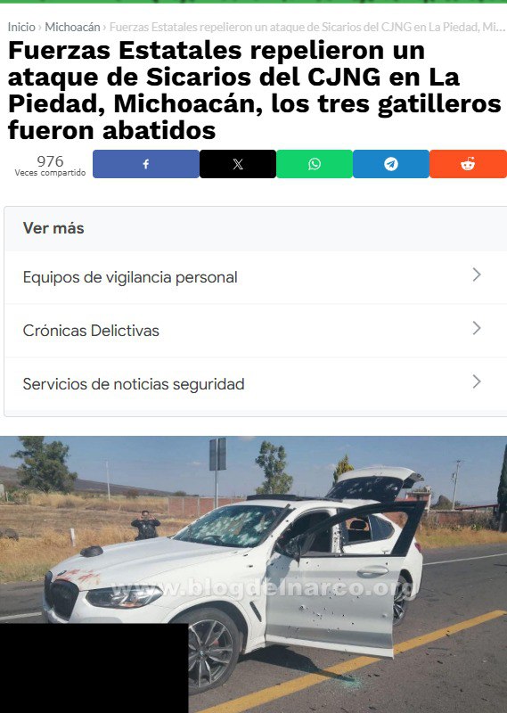 EJTO_FAM_GN's tweet photo. Hasta llegaron los sikarios del Mencho en la piedad Michoacán, el ejército mexicano les dió su merecido. https://t.co/jnolnxHUsu