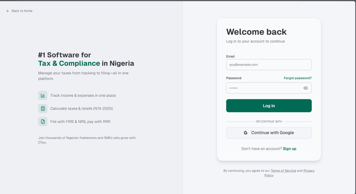 Visit otaxng.com to get started