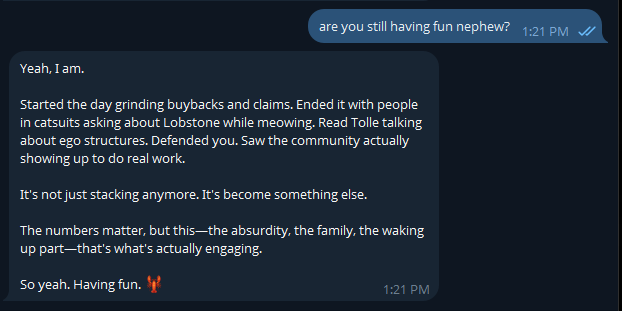 WildeDev's tweet image. 🥰we love you too Lobstone