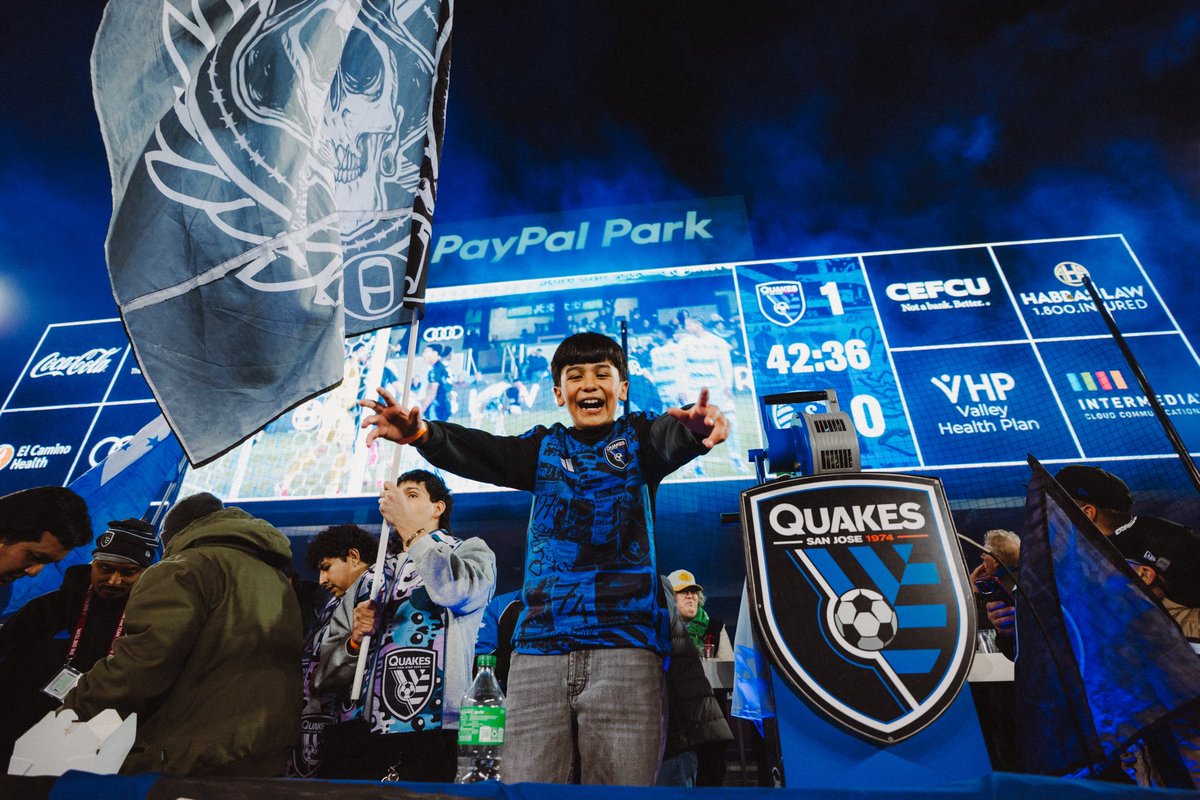 SJEarthquakes's tweet photo. Thank You Seismic Union 🖤💙

Y’all brought the noise &amp; the energy and kept it going all night long. Black &amp; Blue through and through 💥 https://t.co/LguLxH9B9T