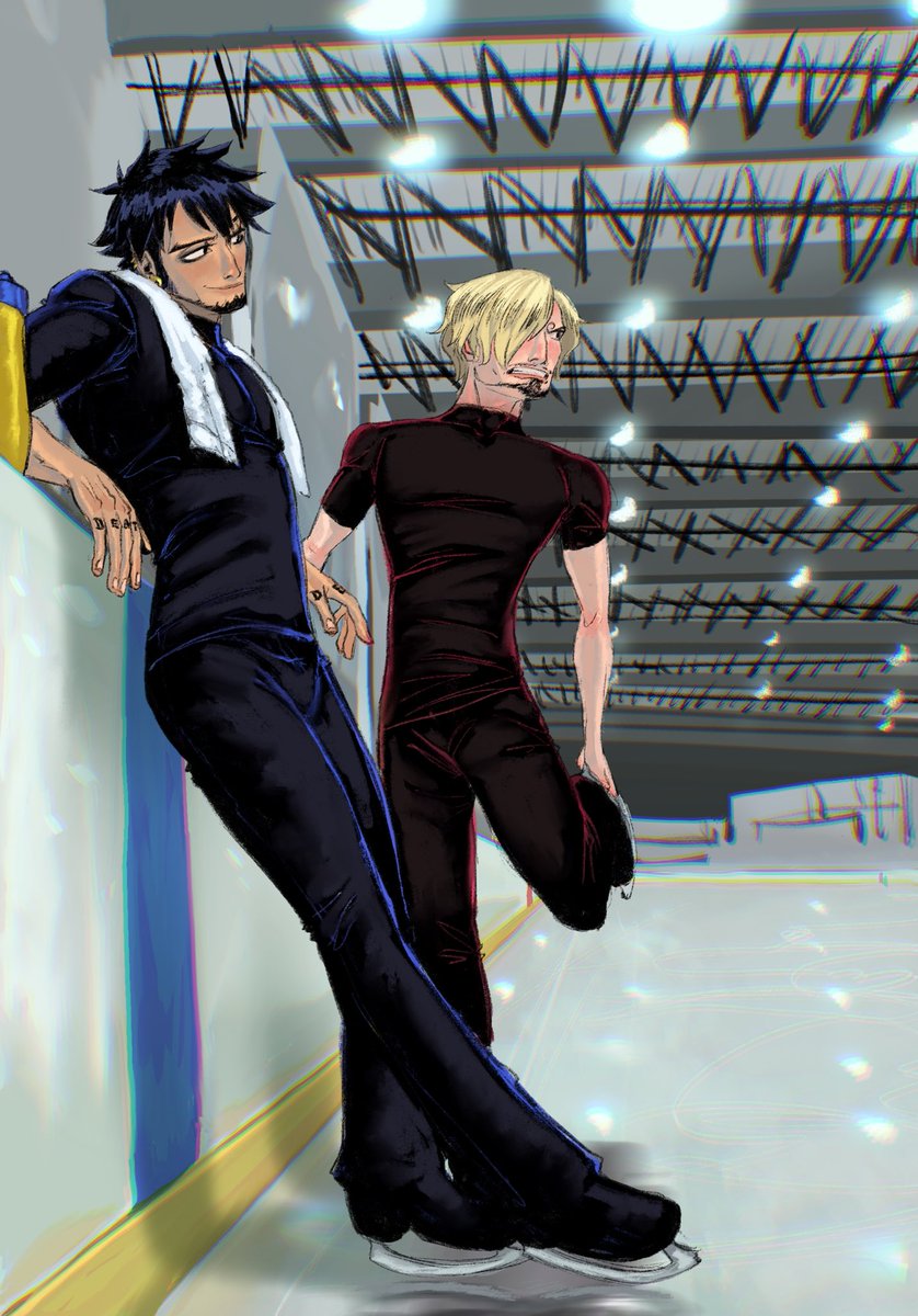 ale_laria's tweet image. This is my heated rivalry .
#zosan #lawlu