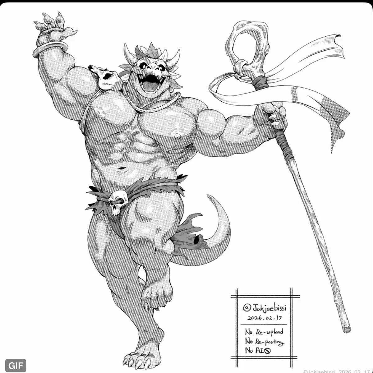 Last bit of Ash slop, then I gotta will myself to start drawing other characters again! Thank you <a href="/Jokjaebissi/">족제비씨</a> for the amazing work you put out, I had fun using one of your pieces as anatomical reference! 🙇🏻

(AU Ash as a fantastic wizard vs his current character (sketch))