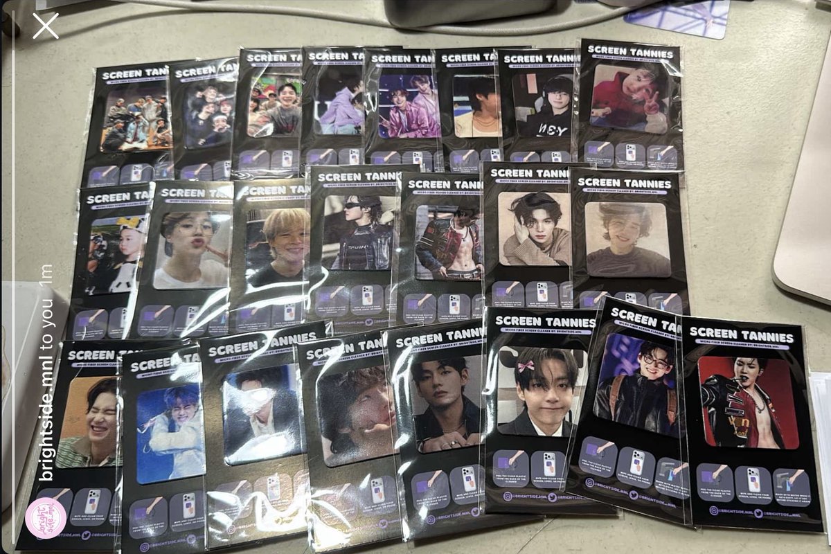 msot7bangtan's tweet photo. I’m so excited with my screen tannies from @brightside_mnl 🥹😍💜 https://t.co/qqSJe1LKcI