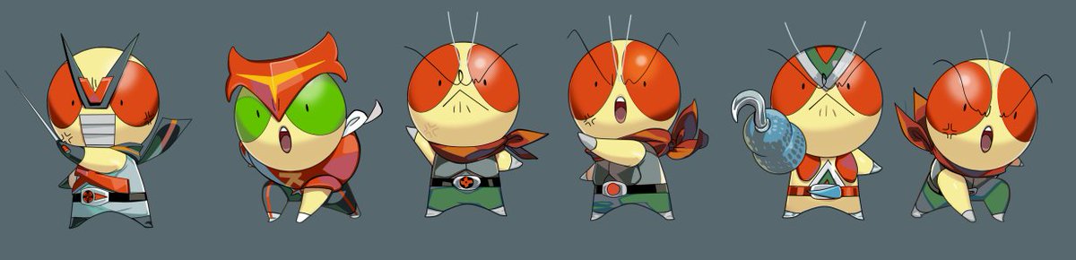 0283
裏話：バグ
バグの種類増やして～というTADAさんからの御達し。
しょうがないニャーと言いながらウキウキして描いてました。
お気に入りはストロンバグとバグマン。
時間切れでVAG３やスーパーバグなど
ラフでは居たバグの種類描けなかったのは、ちと残念。

#ランスシリーズ 
#ランス10