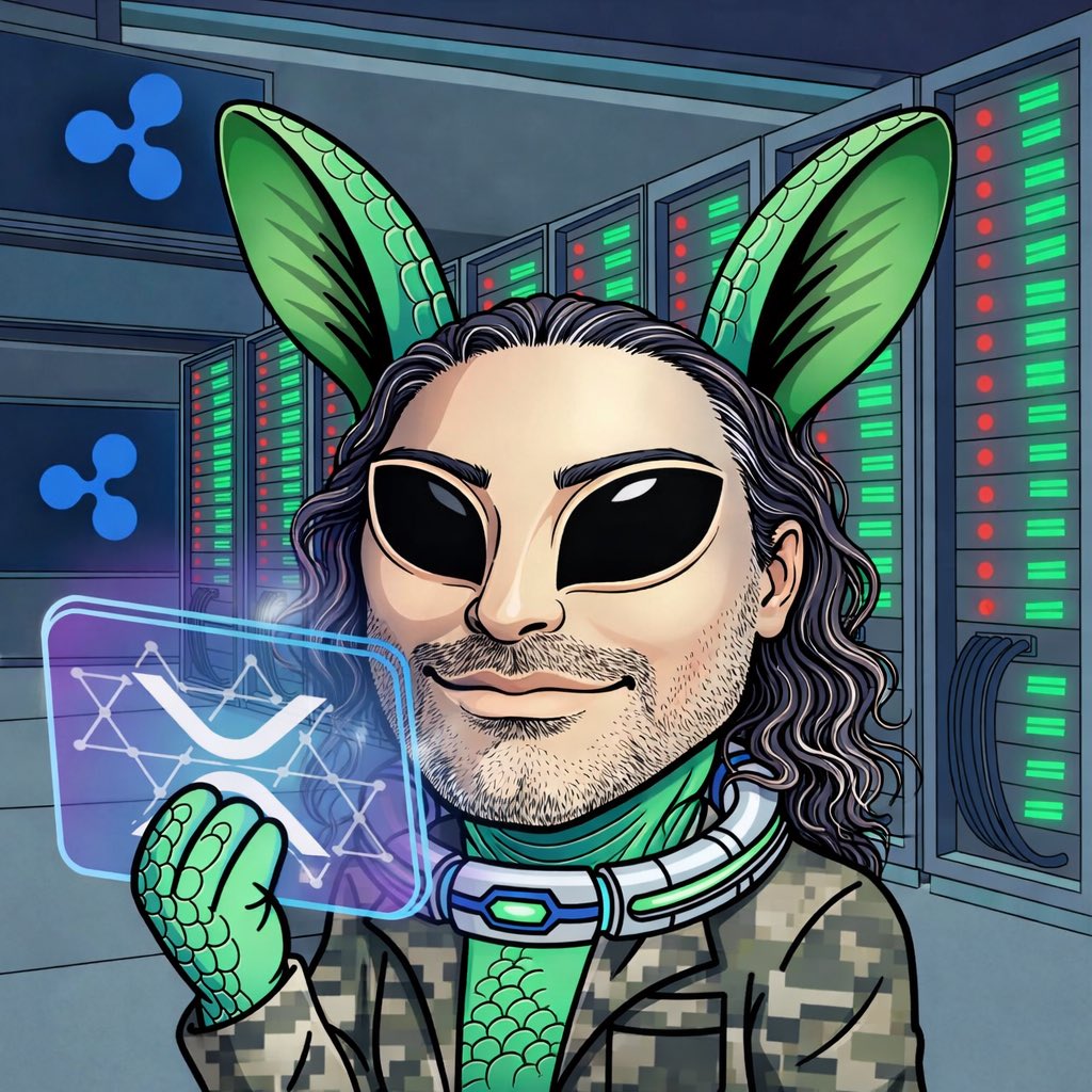 We’ve always suspected <a href="/JoelKatz/">David 'JoelKatz' Schwartz</a> wasn’t fully human, coding XRPL like he’s pulling strings from another dimension. Too visionary. Too on point. But putting on that mask? It hit different.

What if Ripple / XRP is straight-up alien tech? Reverse-engineered from ET crashes, hidden