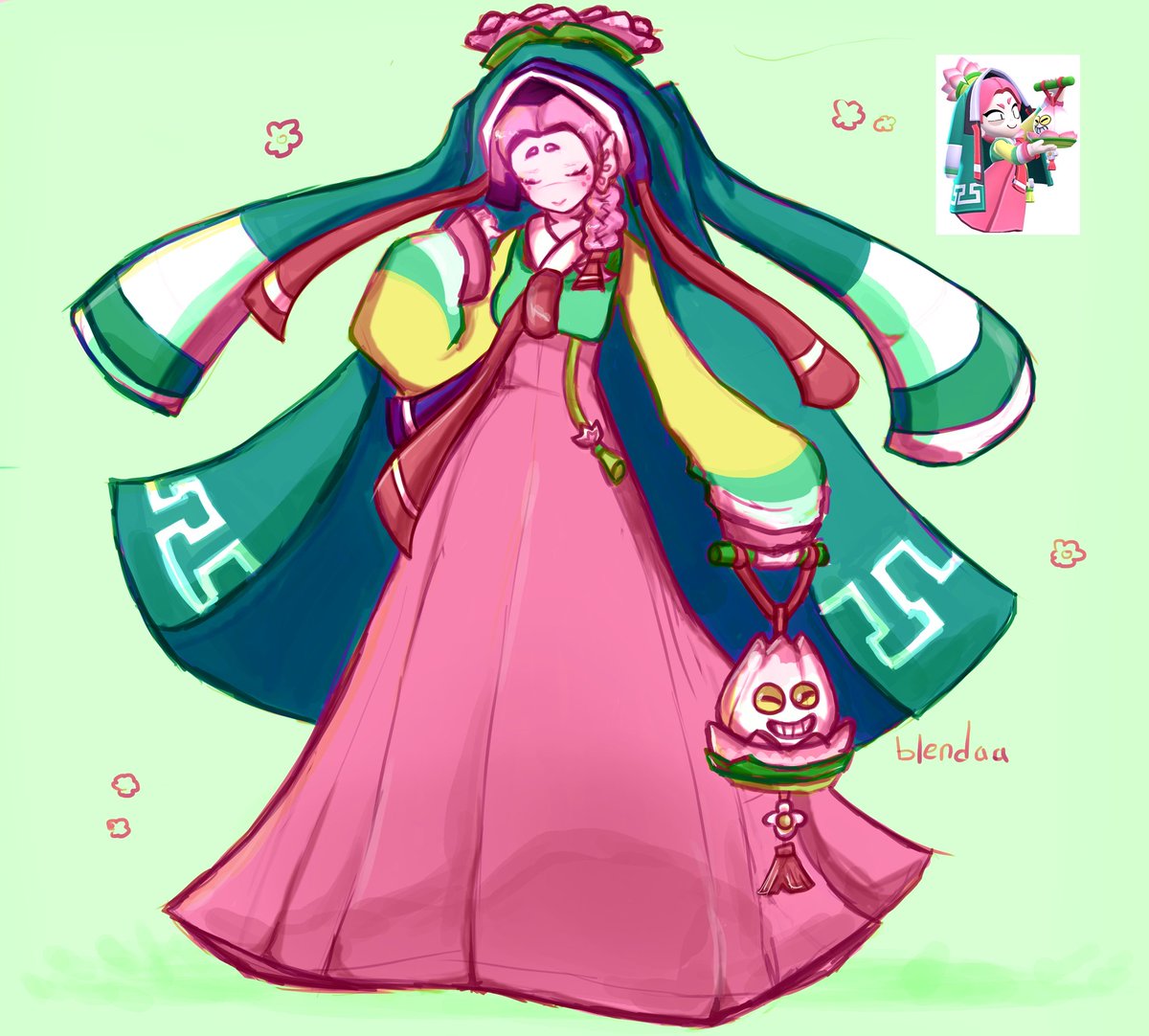 she's a beauty #art #digitalart #BrawlStars #brawlstarswillow