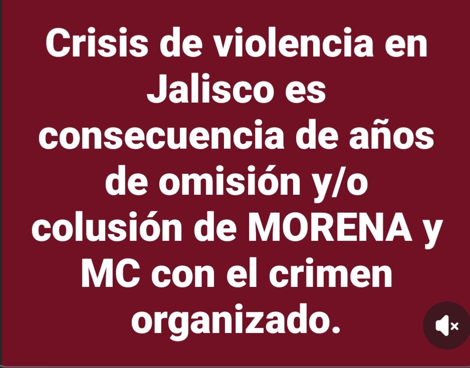 Crisis de violencia en #Jalisco es consecuencia de años de omisión y/o colusión de #MORENA y #MC con el crimen organizado.

#Mencho #NarcoGobiernoMORENA #NarcoPresidentaClaudia