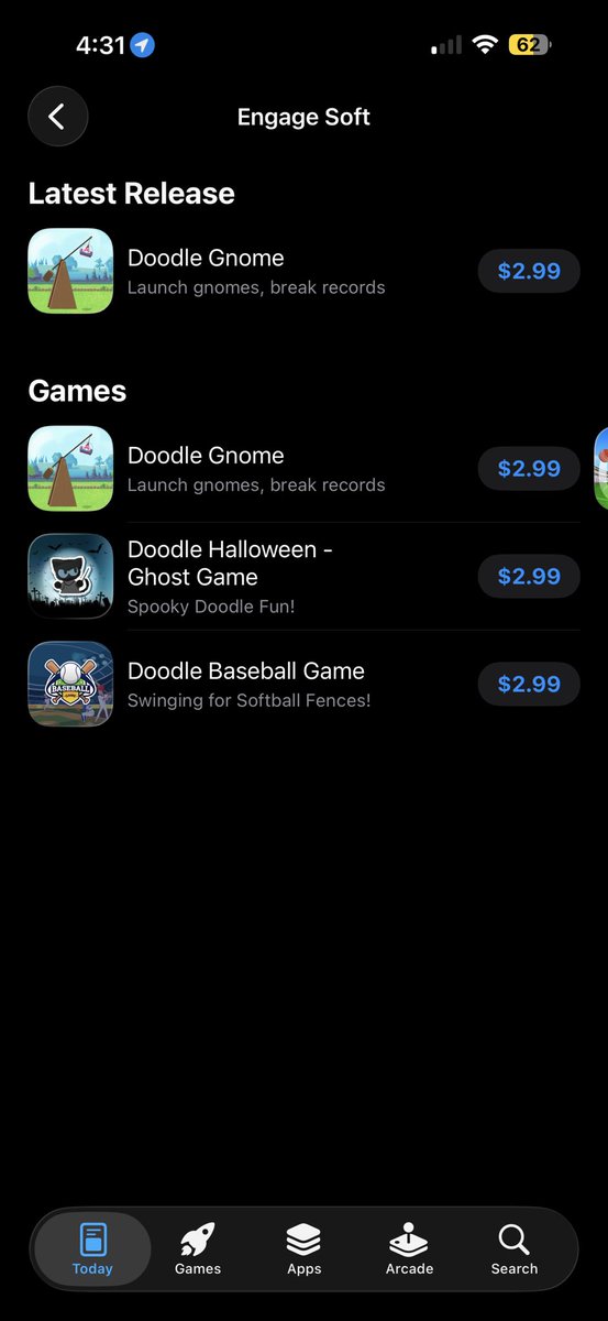 catnapcore's tweet photo. Yo @Google, some developer 'Engage Soft' is out here charging people $3 for your free doodles on the App Store. Might wanna call the lawyers https://t.co/rhTOQqc1Qh