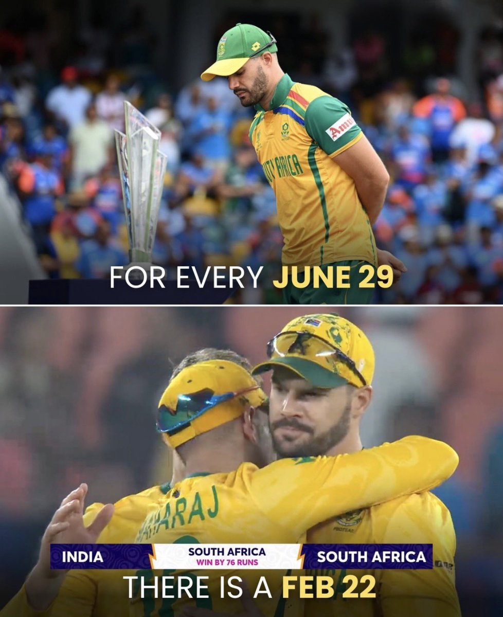 BasEkInsaan's tweet photo. South Africa didn't just win.
They dominated. 💥 

Ahmedabad silenced.
826 days unbeaten.
27 matches.
2 ICC trophies.

India's golden run finally cracked - and the Proteas just sent a message to the world.
#T20WorldCup2026 #INDvsSA #T20WorldCup #TrendingNow https://t.co/wjQUJaWsFe