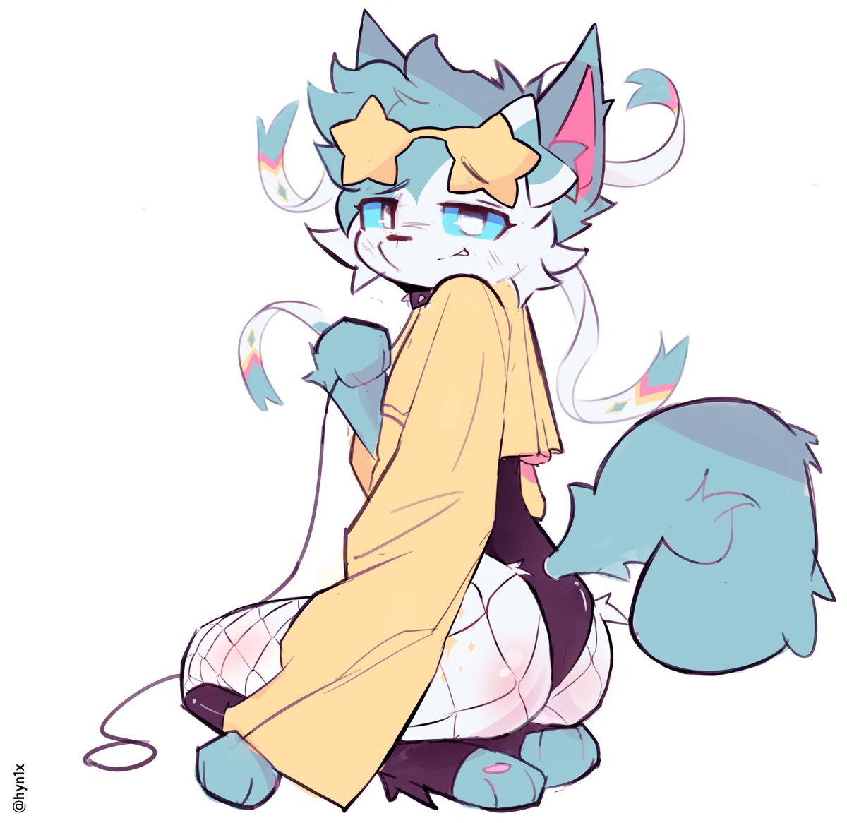 Wanna go for a walk?~ 🩵

🎨: <a href="/hyn1x/">hyni</a>