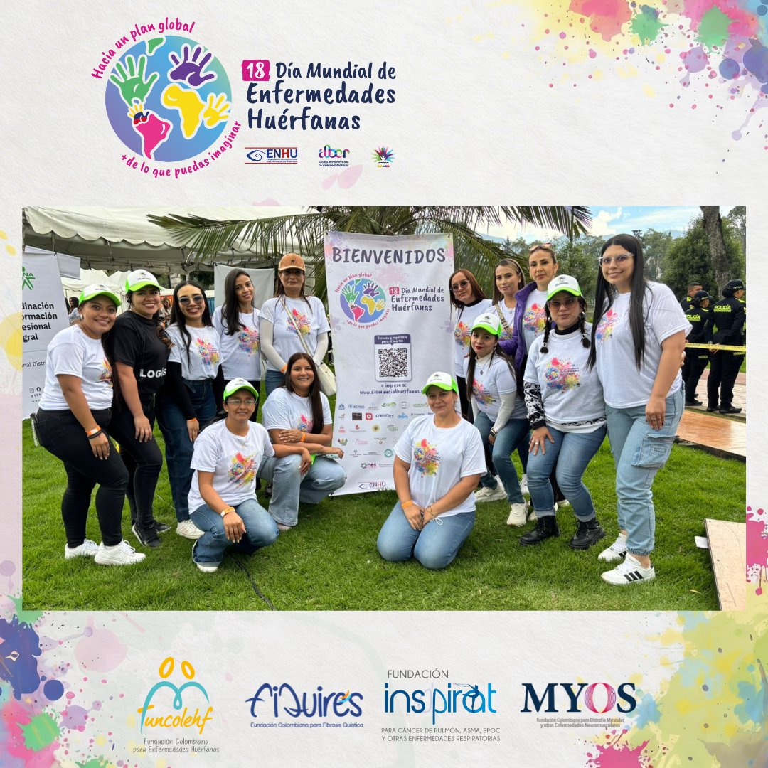 Somos un sólido grupo de mujeres valientes que luchamos por los derechos de personas con Enfermedades Huérfanas, nuestra misión es su bienestar. 
Gracias a todos los que apoyaron esta conmemoración que nos permite ser más visibles. 
#PlanGlobalEH #18DMEH