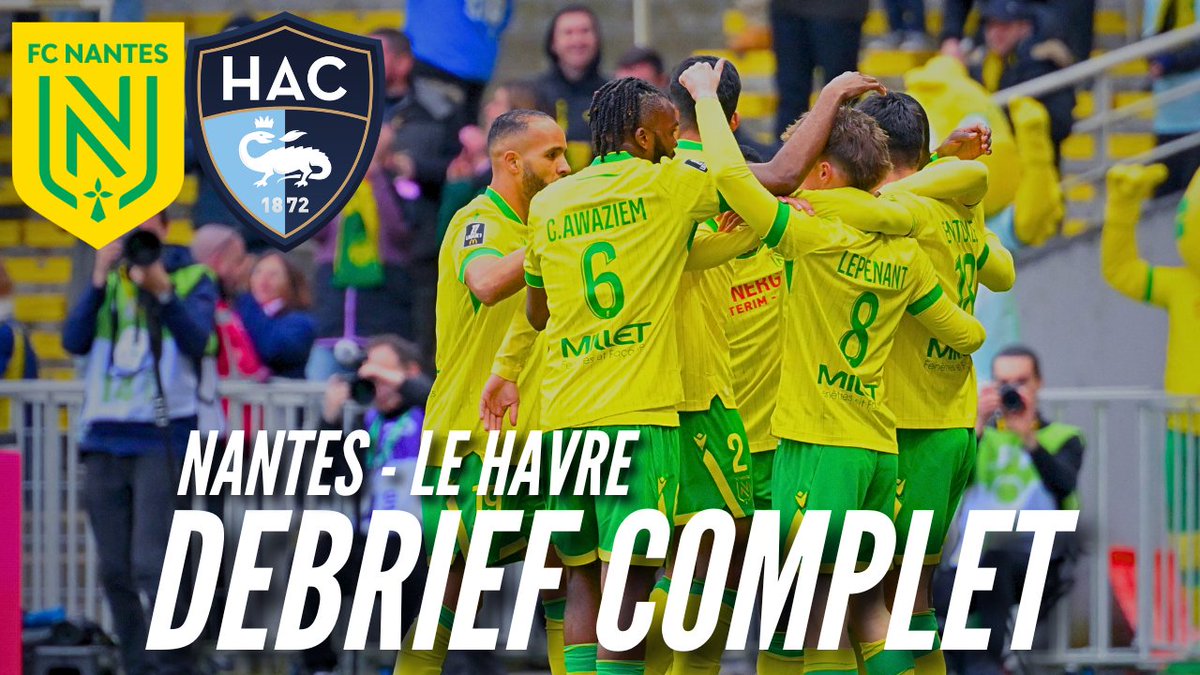 🔰Le débrief de ce #FCNHAC est en ligne !  
  
Au menu:  
- Résumé de la rencontre
- De la réussite, enfin...
- Une équipe en convalescence ?
- Les tops/flops

👉youtu.be/gg2kbX-ALjI

#FCNantes | #Ligue1  | #fcn