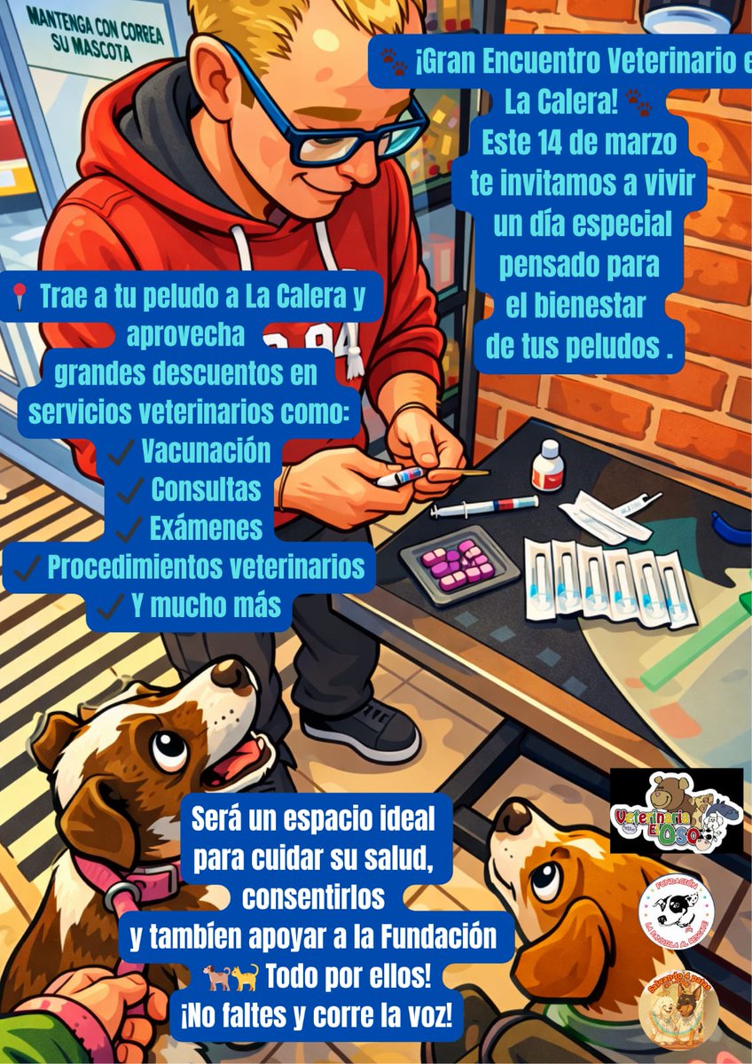 Marce_Tabares's tweet photo. ⚠️Recuerden que los esperamos el 14 de marzo en el km 7 vía La Calera! Tendremos una gran venta de artículos para mascotas, velitas aromatizadas, comida y aprovecharán los mejores precios en servicios veterinarios. Una polita juntos ese día? 🍻 https://t.co/F17PnnFW5e
