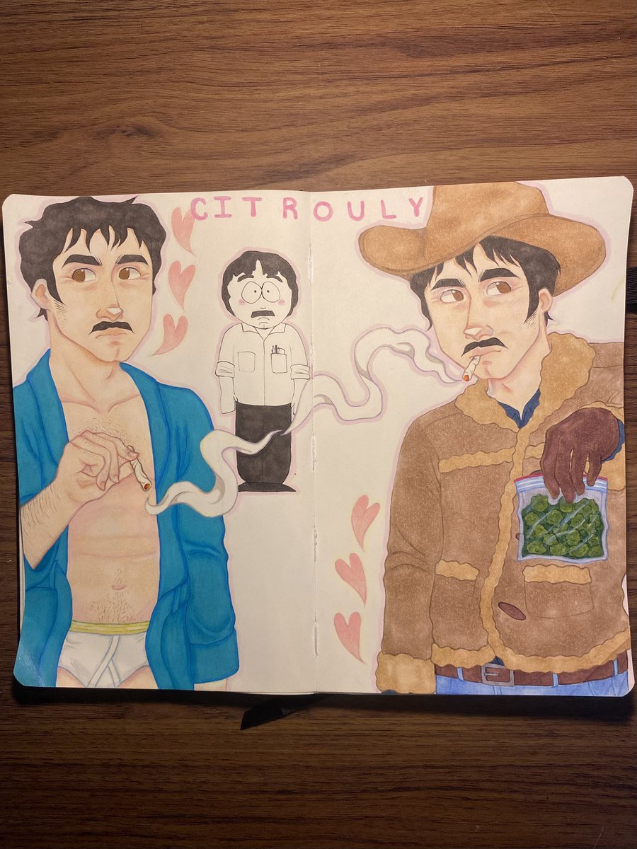 citrouly's tweet photo. Randy Marsh?? Es muy divertido dibujar a personajes sin rasgos físicos muy definidos, me encanta esta libertad creativa ^^ #SouthPark https://t.co/lnuGlqU7th