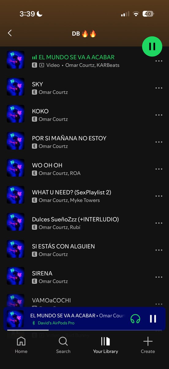 Creo que no me gustó mucho el álbum