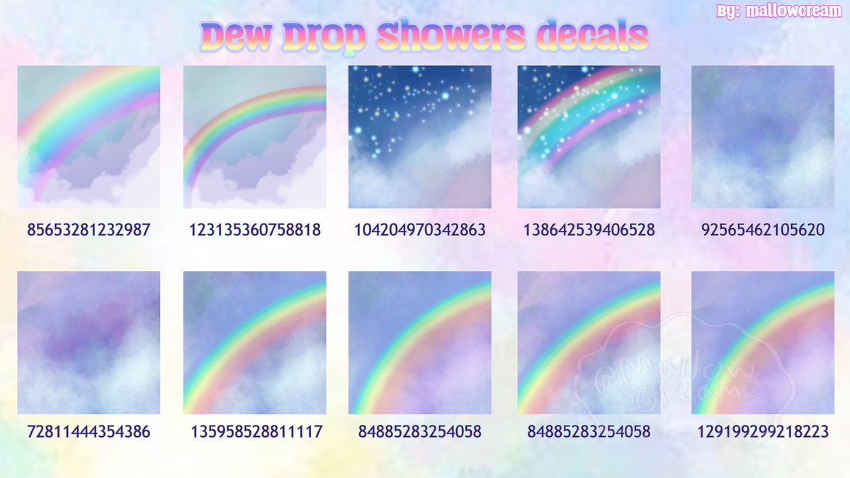 i made some simple dew drop showers decals for my dorm!!