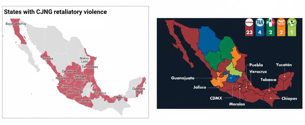 MarJes_lpz's tweet photo. @generacionz_mx Casualmente esos estados son gobernados por morena https://t.co/T2YtHW1GSP