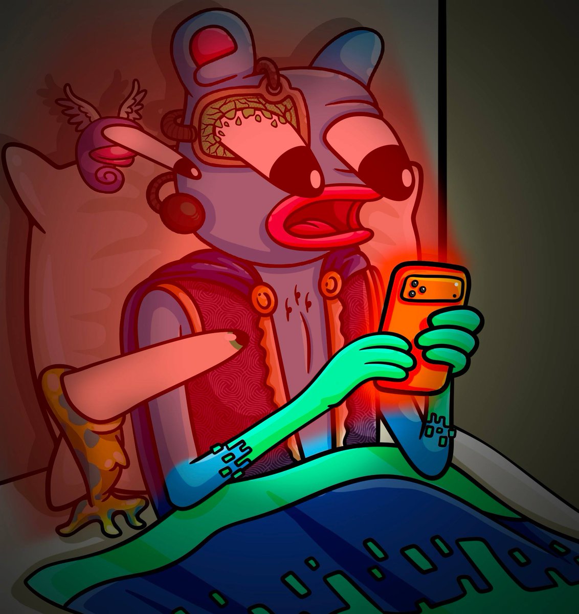 LayerBrett's tweet photo. what it looks like for CT whenever we see red in the markets. 

#Crypto #ETH #LBRETT https://t.co/BA1EqAxmwn