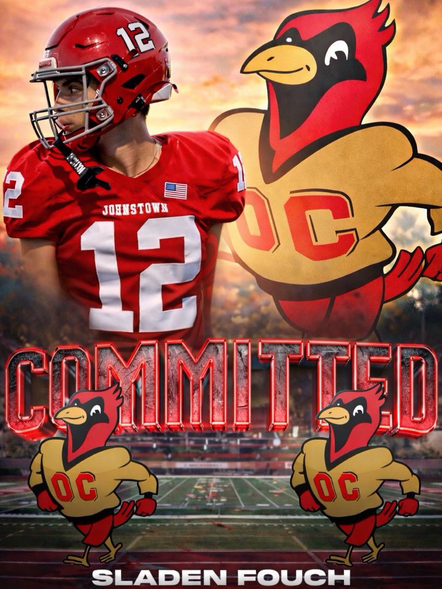 I am excited to announce my commitment to <a href="/Ott_Football/">Otterbein University Football</a> to continue my academic and athletic career. I would like to thank my parents, coaches, and everyone else who supported me along the way. Go Cardinals!