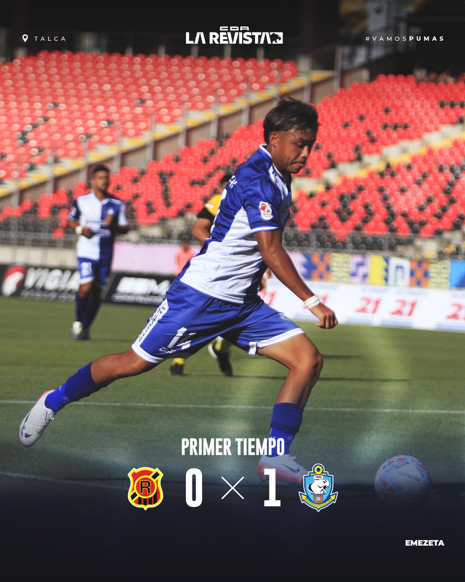 Primer tiempo finalizado.

#VamosPumas 🐾🔵⚪

📸 @jorgebrito13