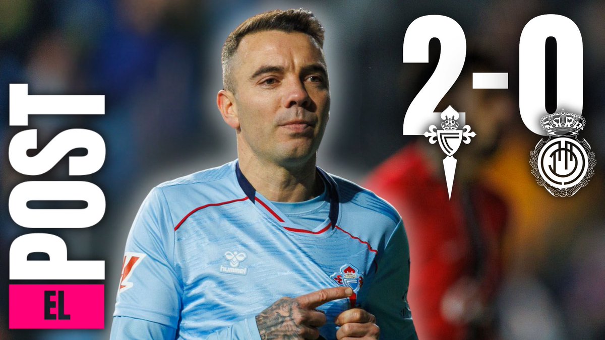 TQHTPodcast's tweet photo. 🚨 ¡𝐄𝐒𝐓𝐀𝐌𝐎𝐒 𝐄𝐍 𝐃𝐈𝐑𝐄𝐂𝐓𝐎!

🔥 𝗘𝗟 𝗣𝗢𝗦𝗧 del Celta 2-0 Mallorca.

🤩 ¡Alcanzamos la 𝗦𝗘𝗫𝗧𝗔 plaza de LaLiga!

🩵 ¡𝗟𝗔𝗥𝗚𝗔 𝗩𝗜𝗗𝗔 𝗔 𝗜𝗔𝗚𝗢 𝗔𝗦𝗣𝗔𝗦!

🔴 https://t.co/cCX6f2cEqH…
🟣 https://t.co/d9SnUN7Gda https://t.co/ElQqgOaa2w