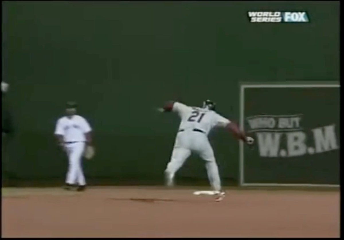 baseball_stills's tweet photo. Pinch Runner

Cardinals @ Red Sox, 2004 World Series https://t.co/6NHBlvOJAH