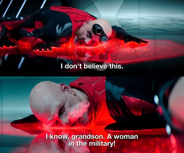 wallaceprower's tweet image. the writers were crazy for this