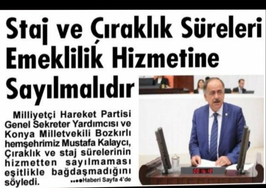 Emeğimiz tam, sigortamız yarım olamaz.
Yarım gelecek dayatmasına itirazımız var.
ADALET İSTİYORUZ 💯
Zamanı diyoruz🚨
<a href="/RTErdogan/">Recep Tayyip Erdoğan</a> 
<a href="/dbdevletbahceli/">Devlet Bahçeli</a>
<a href="/isikhanvedat/">Prof. Dr. Vedat Işıkhan</a>
<a href="/_cevdetyilmaz/">Cevdet Yılmaz</a>
<a href="/Yusuf__Tekin/">Yusuf Tekin</a>
100 Yılın Ayıbı
#StajÇıraklıkSigortasıMağdurlarınaSahipÇıkılmıyor