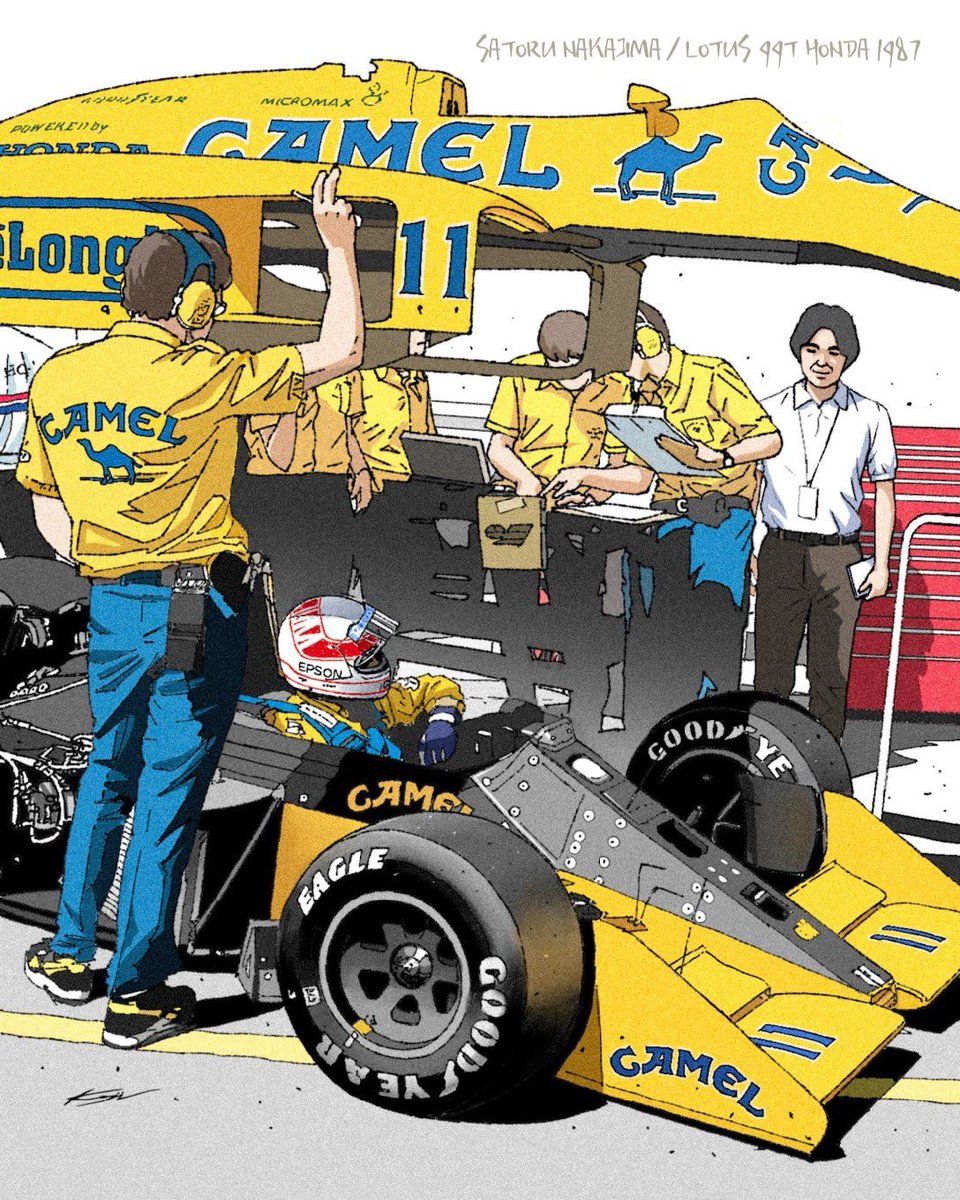 【今日の1枚】Memories of 1987
Satoru Nakajima / Lotus 99T Honda