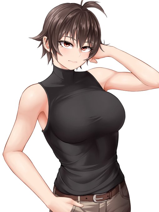 イラスト練習25 ノースリーブ 