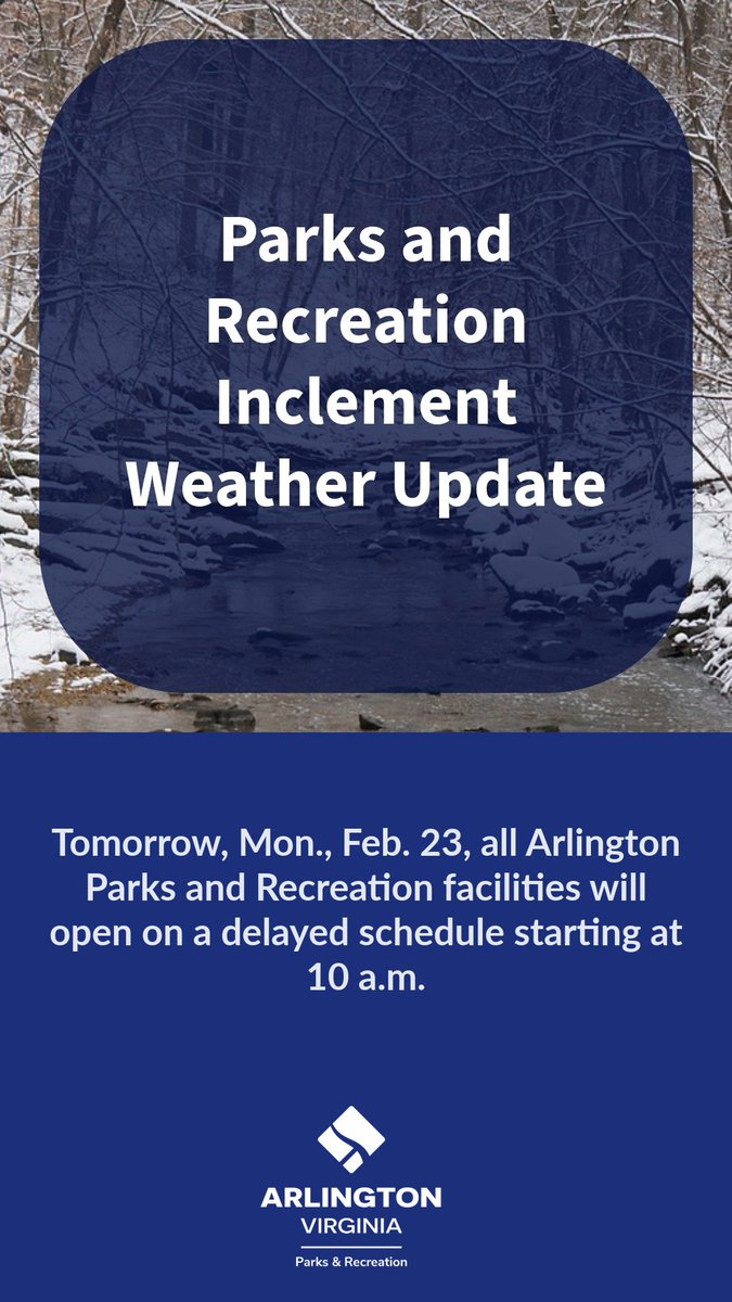 ARL VA Parks & Rec tweet media