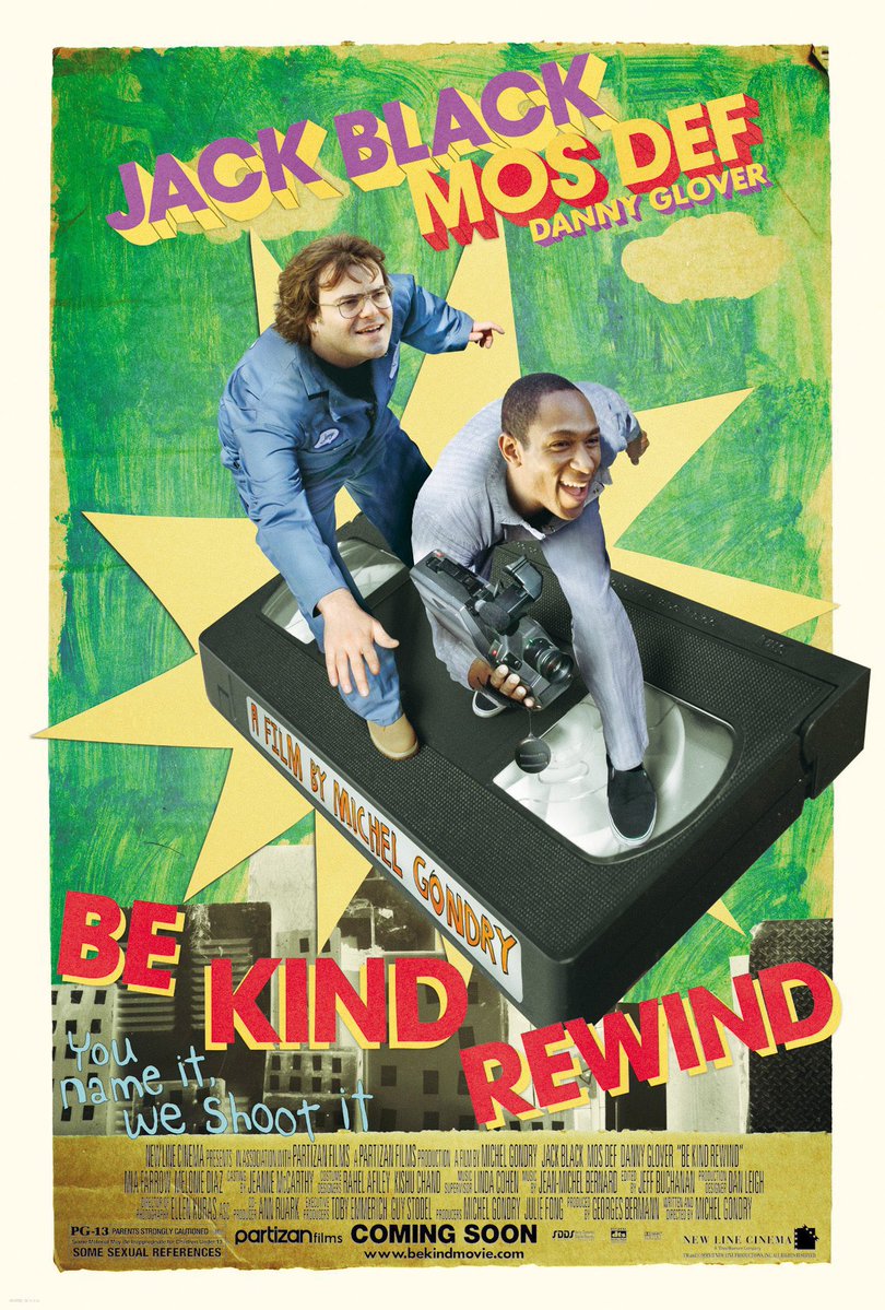 🎬 ‘Be Kind Rewind’ starring Jack Black and Mos Def opened in U.S. theaters 18 years ago, February 22, 2008