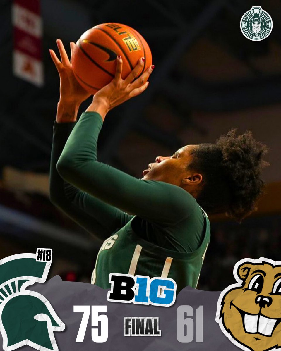 Final: Michigan State 75, Minnesota 61.

Spartans handle business on the road in Big Ten play and keep building momentum late in the season.

#MSUWBB #GoGreen #B1GWBB
