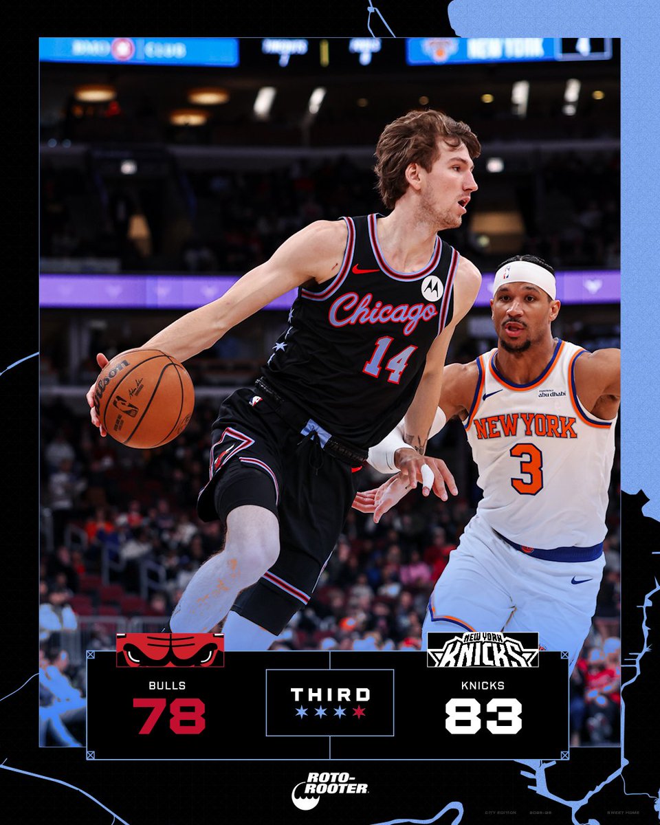 Going to the 4th.
Matas Buzelis: 12 points