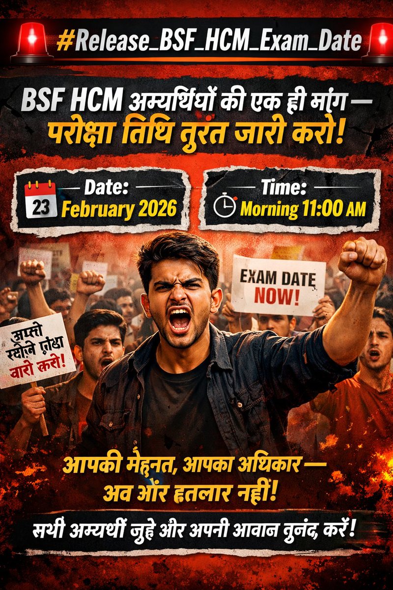 ramlal_ssc's tweet photo. BSF HCM की Exam Date जारी करो...!!

#Release_BSF_HCM_Exam_Date https://t.co/CN8Q0IU512