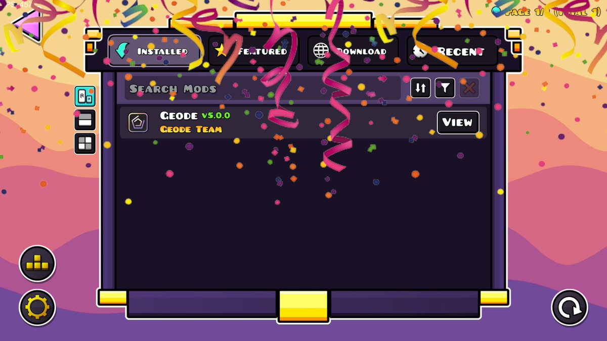 Geode v5 for 2.208 is out!

This release includes a LOT of internal changes, which bring increased performance, less bugs, and a unified mod keybinds system.

Please be patient with mod developers, not all mods are updated for 2.208 yet.