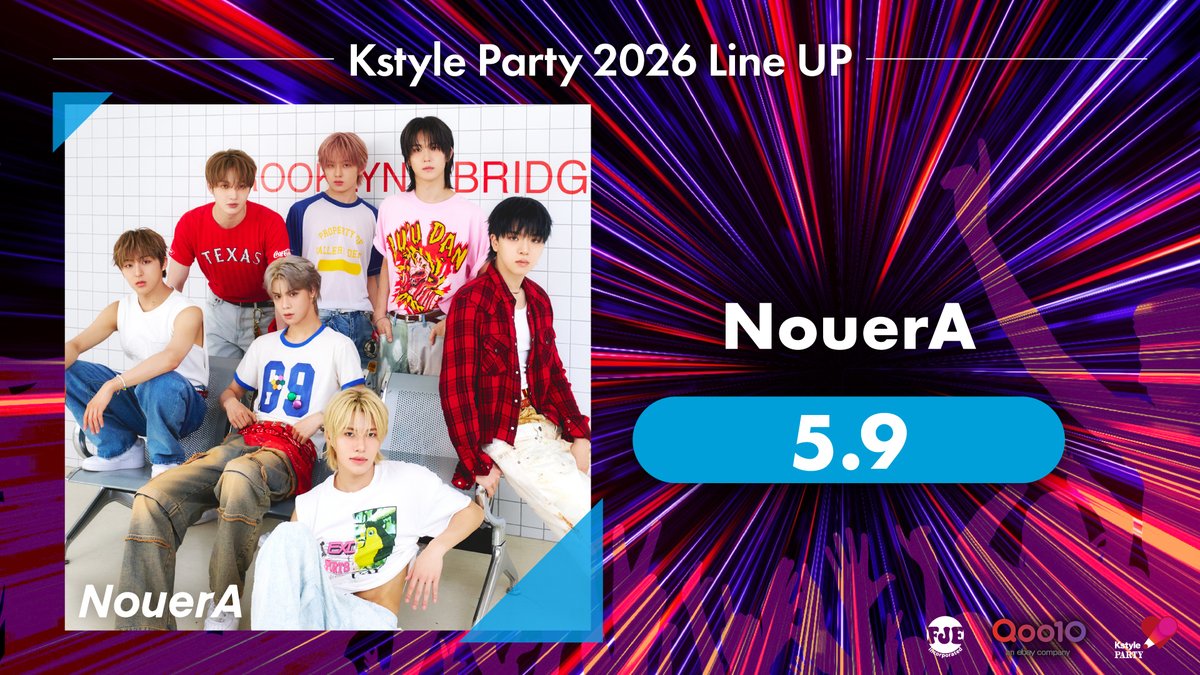 nouera_JP's tweet photo. [📢] NouerA 「Kstyle PARTY 2026」へ出演決定！
会場はKアリーナ横浜で、2026年5月9日(土)の公演に出演します🎶

⬇️お申込はこちら
https://t.co/uzLimvgkhU

@KstylePARTY #KstylePARTY
#NouerA #누에라
#KstylePARTY2026 https://t.co/c0bHq4Uv1n