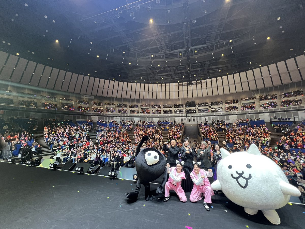 yoko_t_official's tweet photo. にゃ〜にゃにゃ〜にゃ〜！なゃにゃにゃにゃぁ、にゃなゃいにゃににゃぁ！
（オープニング！ありがとうございました！）

 #エヴァフェス
#エヴァ30
#高橋洋子 #残酷な天使のテーゼ
@eva30th_fes https://t.co/IGHQOLn6lL