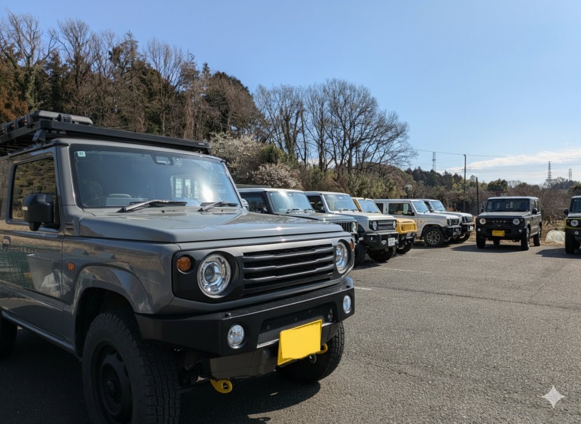 dentbranche4357's tweet photo. ジムニー乗りの友人を連れて久々にアピオへ。連休中日と言うことで大変賑わっていました。私は普段から色々買っているのでお店で今更購入するものはほとんど無くなってしまいましたが🤣色んなジムニーを拝見すると次はこういうカスタムがしたいといい刺激になります。 https://t.co/vll1cUa6I7