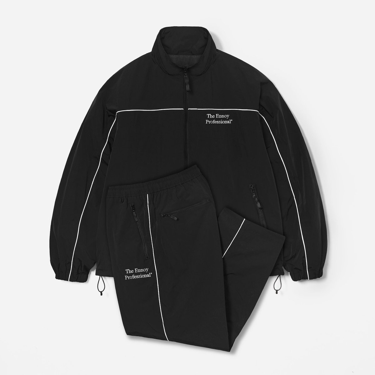 ENNOY × スタイリスト私物 26SS『PIPING NYLON TRACK SUIT』のWEB抽選