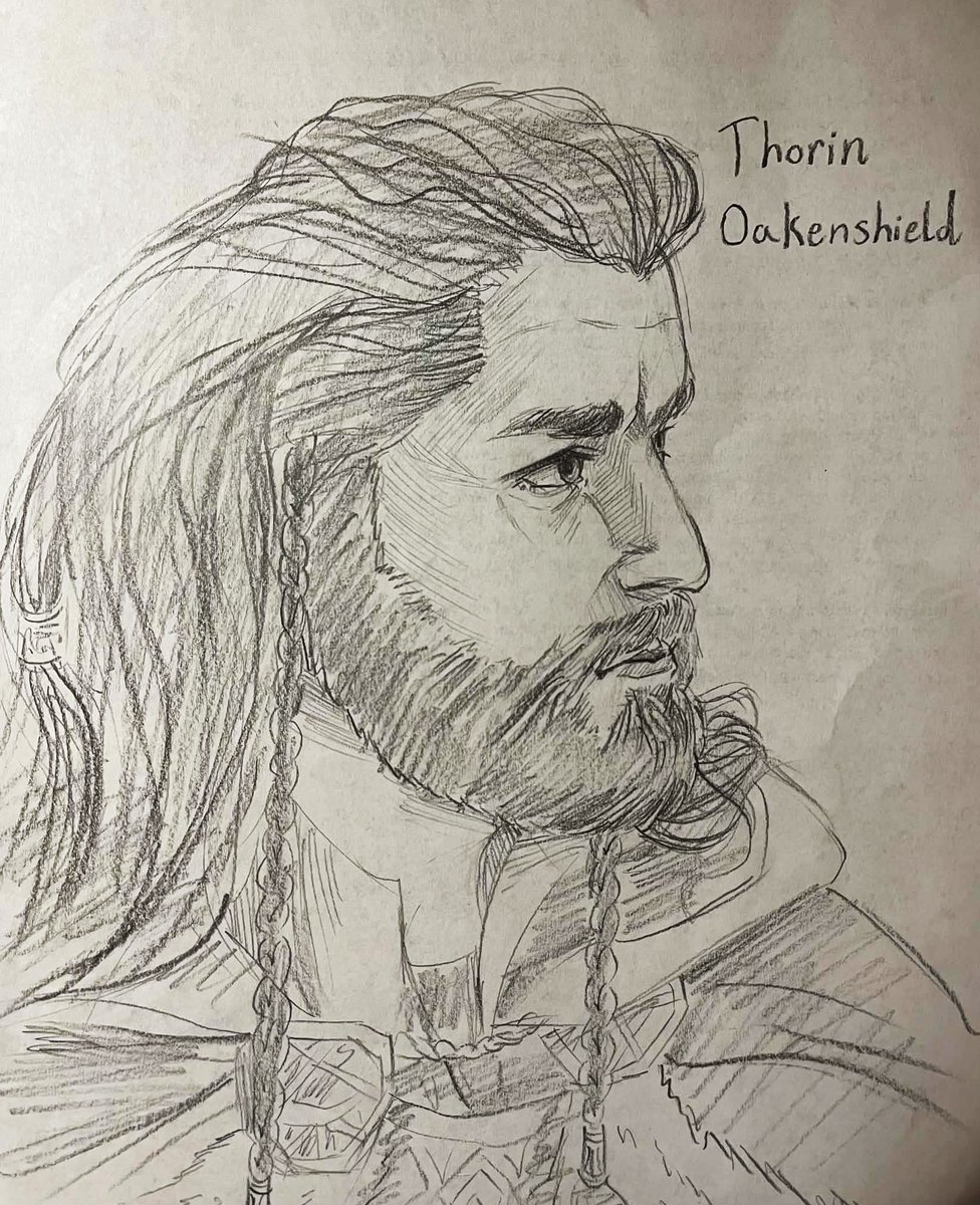 Thorin sketch for my dorm's art event