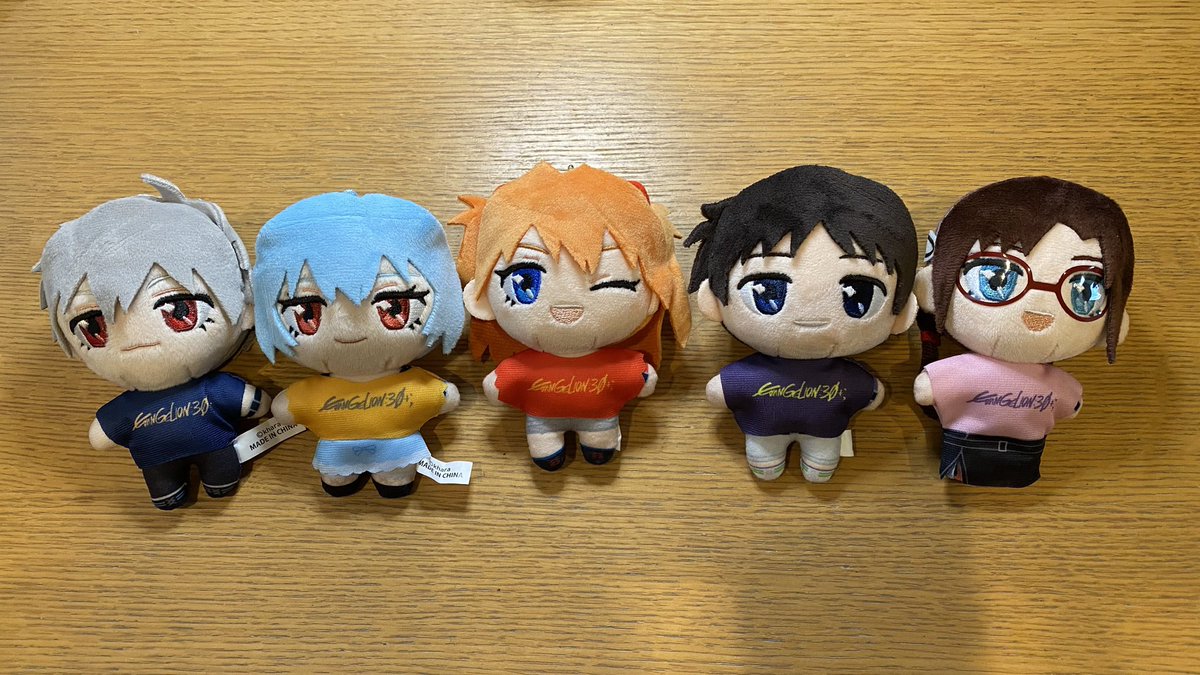 エヴァフェス戦利品その③ エヴァフェス仕様のぬいぐるみ❗️ 30周年