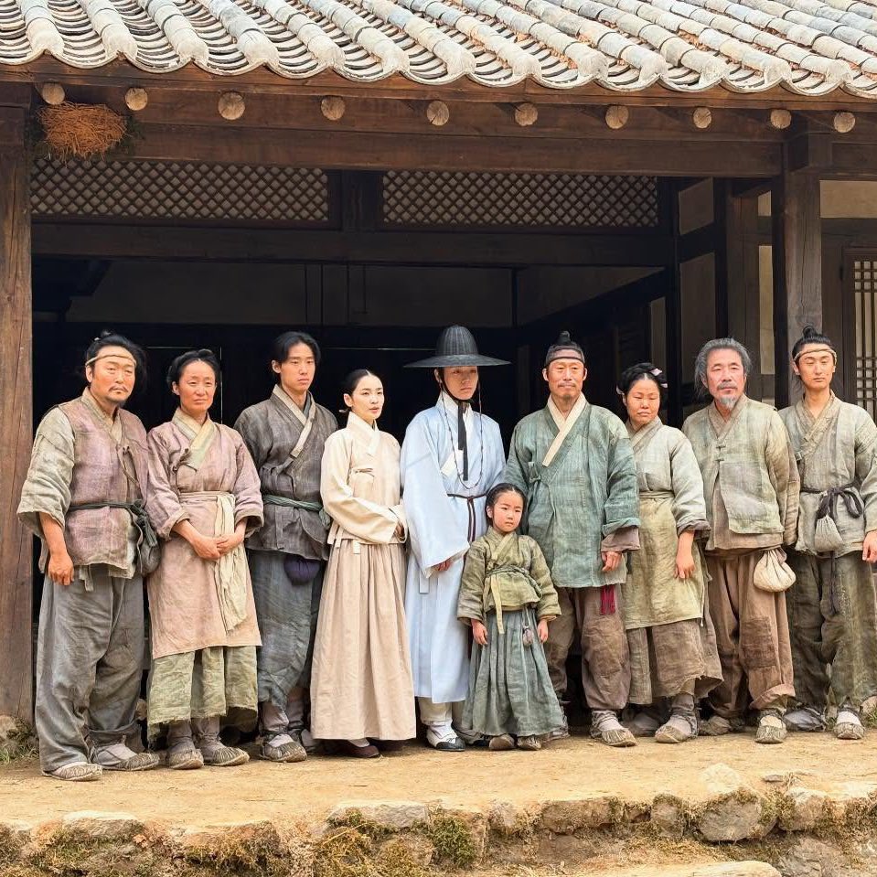 왕이었을 때 홀로 앉아잇고
유배지에서 사람들이랑 함께 서잇는 게
정신병on