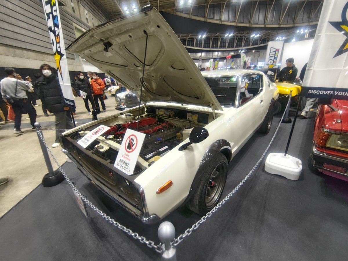 本物のケンメリスカイラインGT-Rが、此処に😱 ホワイトカラーの他にも