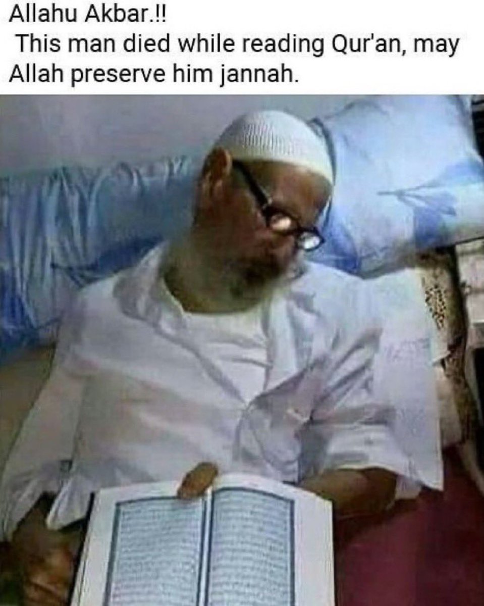 HE PASSED AWAY WHILE READING THE QURAN 💔