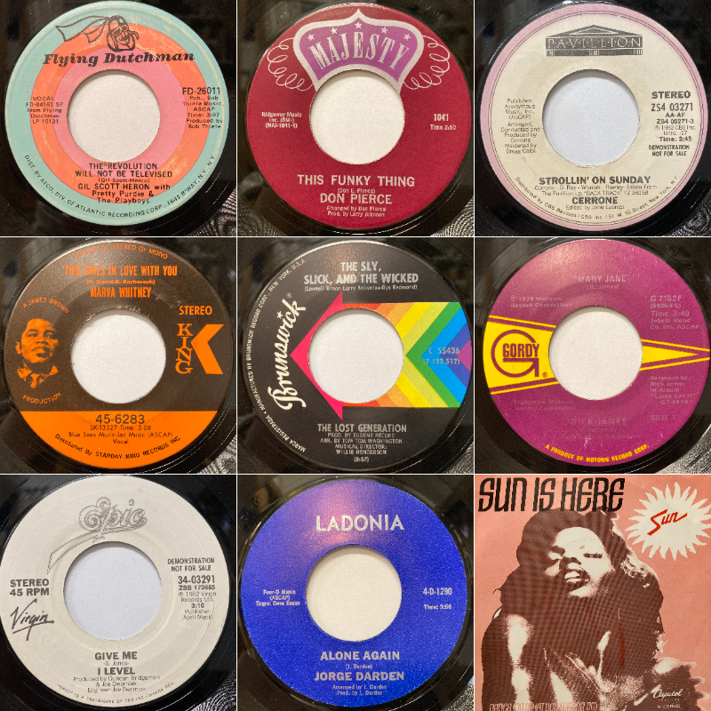 ◎2/23(月)FUNK・RARE GROOVE 中古7インチシングル新入荷情報